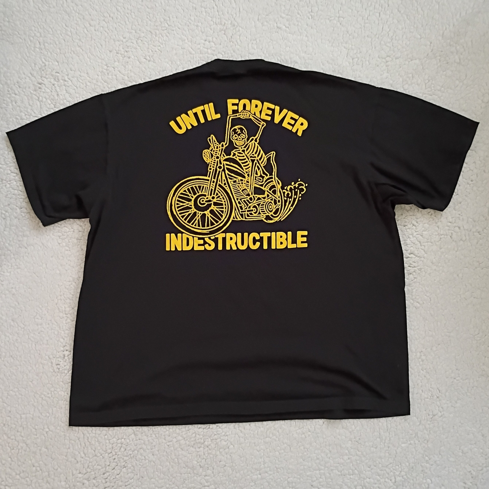 Indestructible MFG Chopper Bones Big & Tall Black Tee